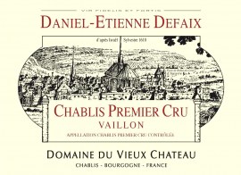 Chablis 1er Cru Vaillon 2014 - Caisse de 6 bouteilles