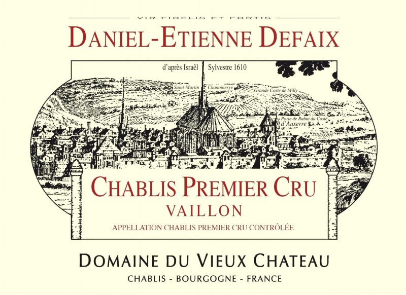 Chablis 1er Cru Vaillon 2014 - Caisse de 6 bouteilles